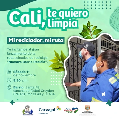 Lanzamiento ruta selectiva ´Mi Reciclador, Mi Ruta´