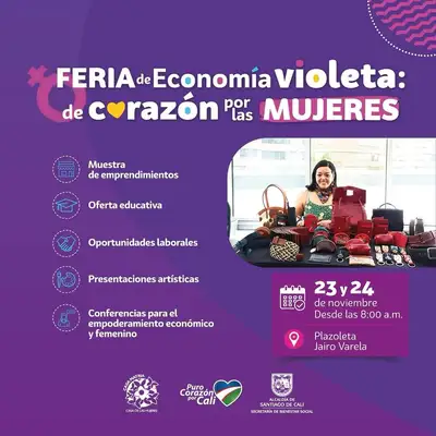 Fería de Economía Violeta de Corazón por las Mujeres
