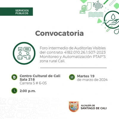 Auditorias visibles al contrato #507-2023