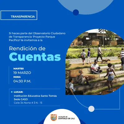 Rendición de Cuentas - Proyecto Parque Pacífico
