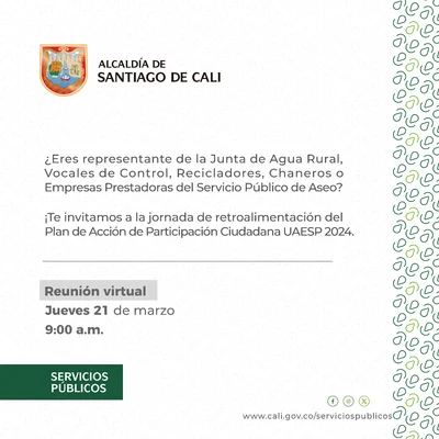 Jornada de retroalimentación del Plan de Acción y Participación Ciudadana 2024