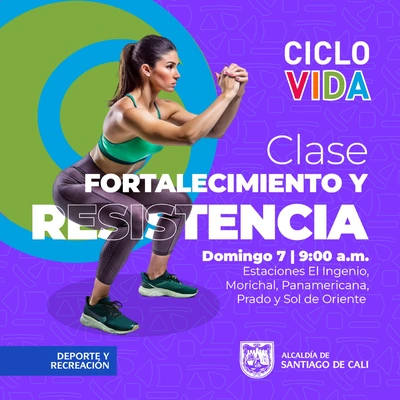 Clase de fortalecimiento y resistencia - Ciclovida