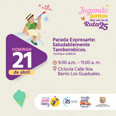 Parada Expresarte: Saludablemente Tamborobicos.