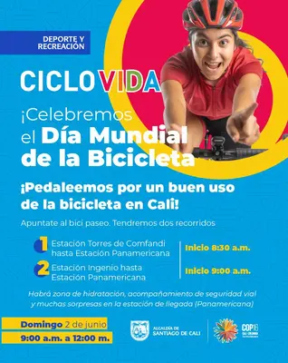 Día mundial de la bicicleta - Ciclovida