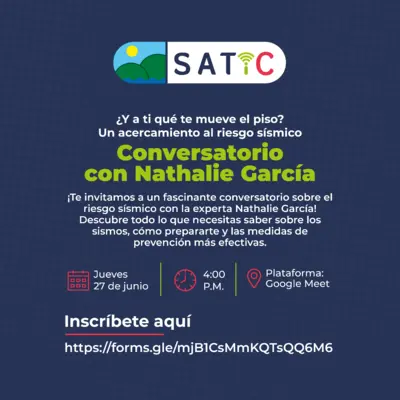 Conversatorio sobre riesgo sismico: con Nathalie Garcia