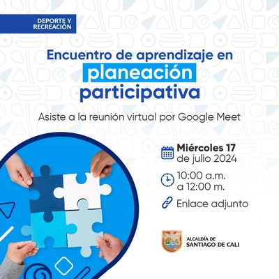 Encuentro de aprendizaje en Planeación Participativa