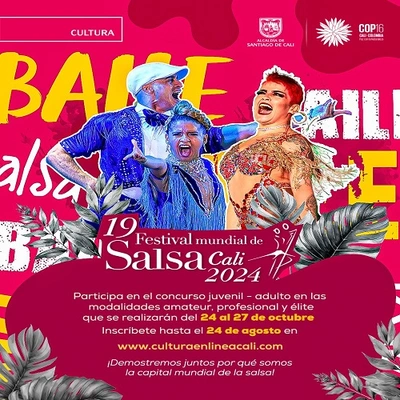 Inscripciones para la competencia y circulación de artistas en el Festival Mundial de Salsa de Cali