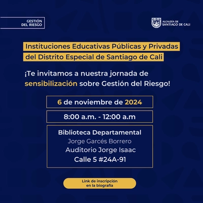 Jornada de sensibilizacion sobre Gestion del Riesgo