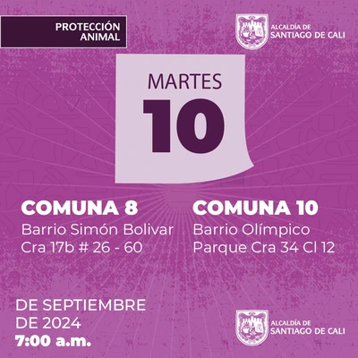 Jornadas de Esterilización  10/09/2024