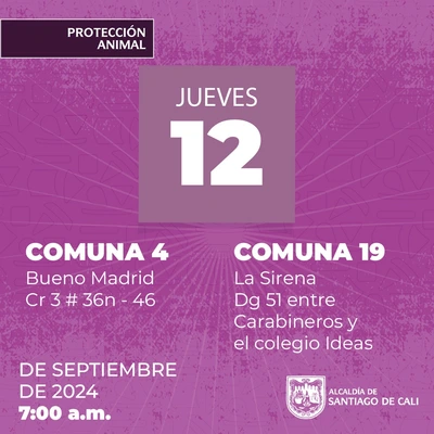 Jornadas de Esterilización  12/09/2024
