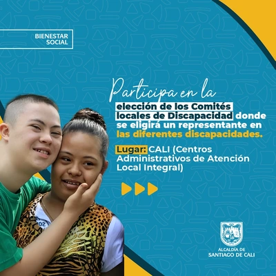 Participa en la elección de los Comités Locales de Discapacidad