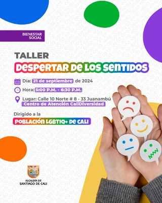 Taller ‘Despertar de los Sentidos’ para la población LGBTIQ+