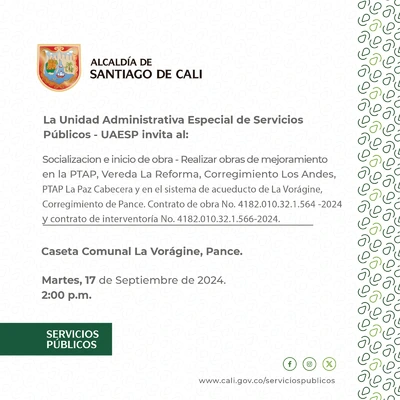 Socialización e inicio de obra  - Vereda La Reforma