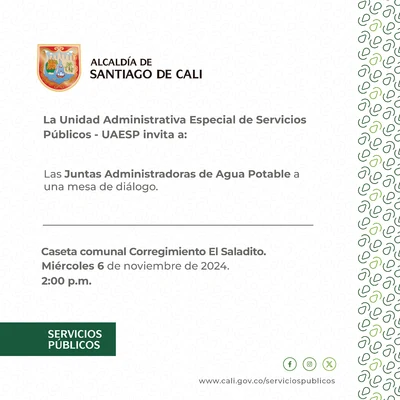 Mesas de diálogo con JAAA sector rural ladera de Cali