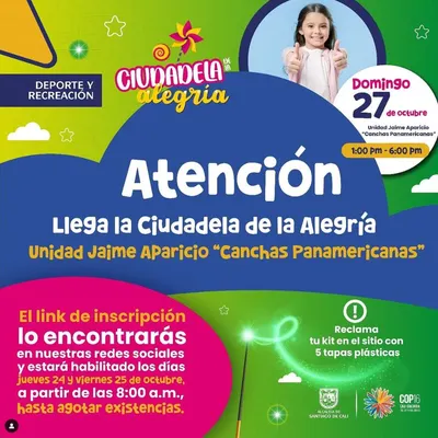 Inscripciones - Ciudadela de la alegría