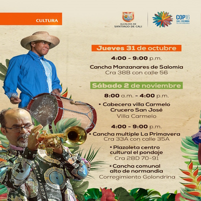 ¡Este fin de semana, la cultura se toma tu comuna!