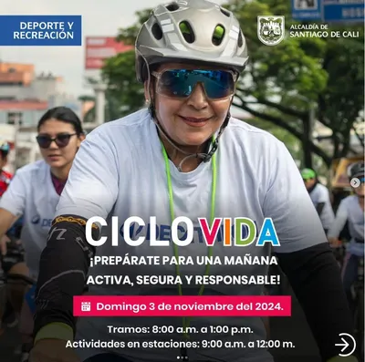 Ciclovida - Una mañana activa, segura y responsable