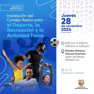 Elección e instalación del Consejo Asesor para el Deporte, la Recreación y la Actividad Física de Santiago de Cali