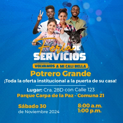 Feria de servicios Volvamos a mi cali bella