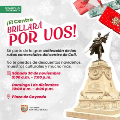 ¡El Centro Brillará por Vos!