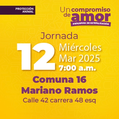 Jornada de Estetización 12 de marzo de 2025 - Comuna 16 Mariano Ramos Calle 42 Carrera 48 esp