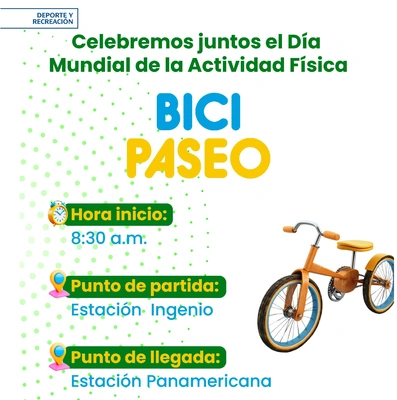 BiciPaseo día mundial de la actividad física