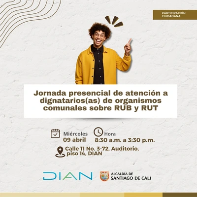 Titulo Jornada presencial de atención a organismos comunales RUB y RUT 
