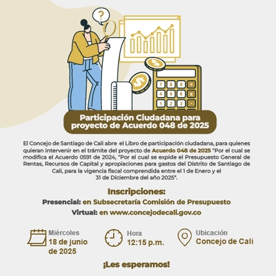 Proyecto de acuerdo 048 de 2025