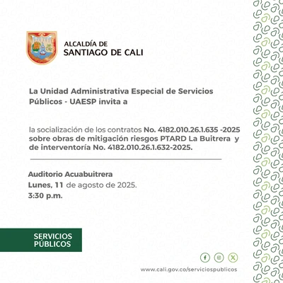Socialización de los contratos #635-2025 / #632-2025
