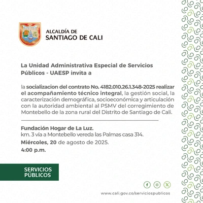 Socialización del contrato No 348-2025