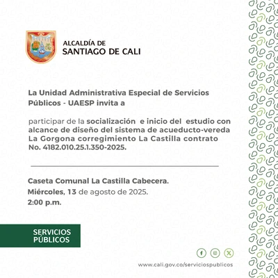 Socialización e inicio de estudios de diseño del Sistema de Acueducto_Vereda La Gorgona