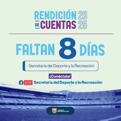 Faltan 8 días para nuestra rendición de Cuentas