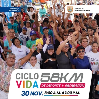 Ciclovida - 58 Km de deporte y recreación