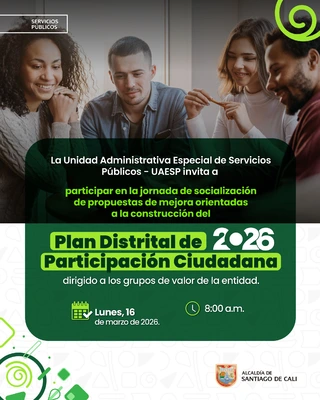 Plan Distrital de Participación Ciudadana 2026