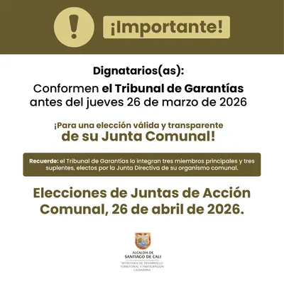 Elecciones de juntas de acción comunal