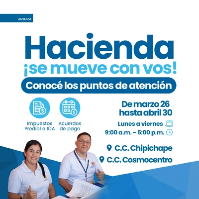 Puntos de atención para pago de impuestos y acuerdos de pago