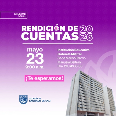 Rendición de cuentas Bienestar Social 2026