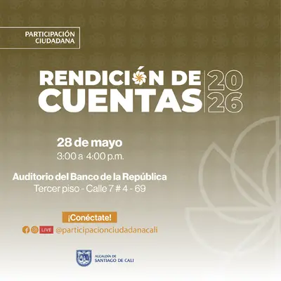 Rendición de cuentas 2026