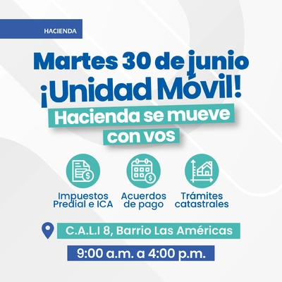 Unidad Móvil - C.A.L.I. 8 este 30 de junio