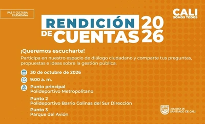 Rendición de cuentas de la Secretaría de Paz y Cultura Ciudadana 2026