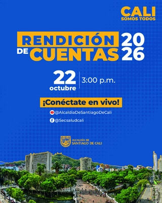 Invitación a rendición de cuentas Secretaria de Salud