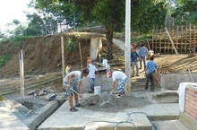 29 Parques o Espacios Públicos se recuperaron en las comunas TIO. Parque Urbanización La Fortuna Avda 2a oeste con calle 20b oeste.  Durante la obra.