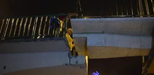 Administración Municipal instaló nuevo tramo del puente peatonal de la calle 5ª con carrera 23