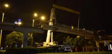 Administración Municipal instaló nuevo tramo del puente peatonal de la calle 5ª con carrera 23