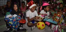 En esta Navidad, ilusión y diversión para los niños de la comuna 21