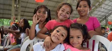 A través de actividades lúdicas, culturales, recreativas, y con regalos de Navidad, más de 500 niños y adolescentes de comunas y corregimientos del municipio participaron del cierre del proyecto “Fortalecimiento, reconocimiento y promoción de  los Derecho