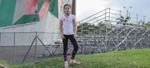 Gabriela y su divertido paseo en el mundo de la escalada 