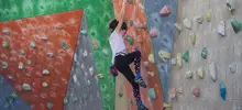 Gabriela y su divertido paseo en el mundo de la escalada 