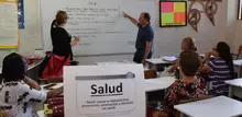 Reunión previa en la comuna 15