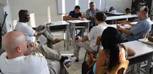 Reunión previa en la comuna 15